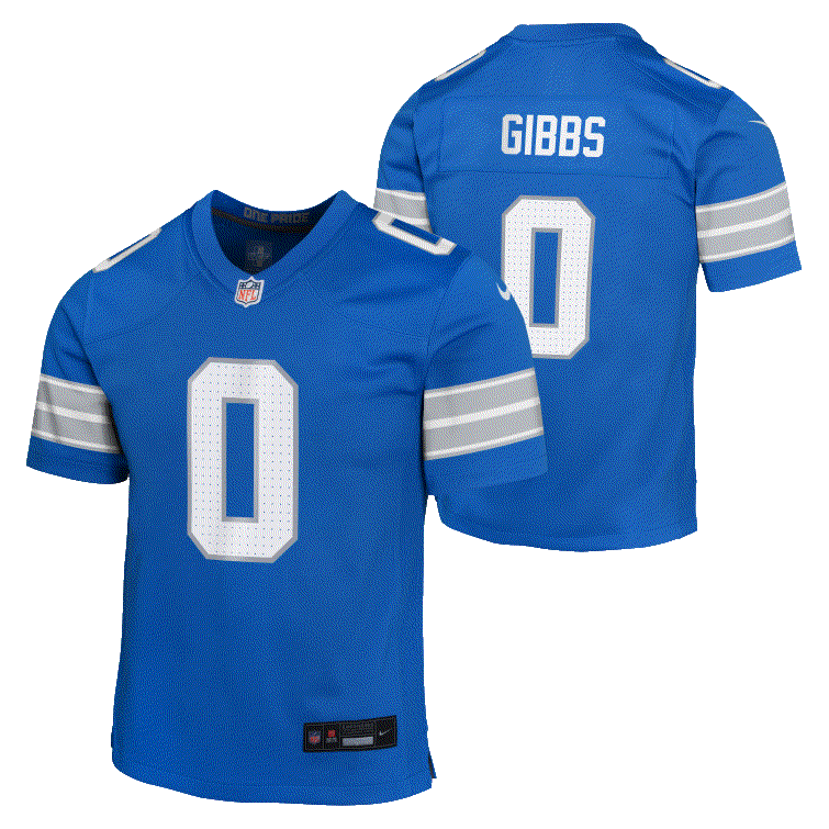 NFL Detroit Lions Youth "Gibbs" #0 Nike Jersey