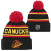 NHL Vancouver Canucks Youth 3rd Jersey Jacquard Cuff Pom Toque