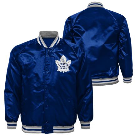 NHL Toronto Maple Leafs Youth Ace Defender Satin Jacket