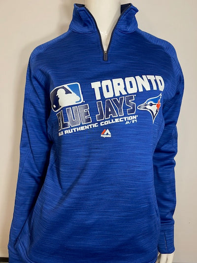 MLB Toronto Blue Jays Womens Majestic Authentic Collection Pullover (online only)