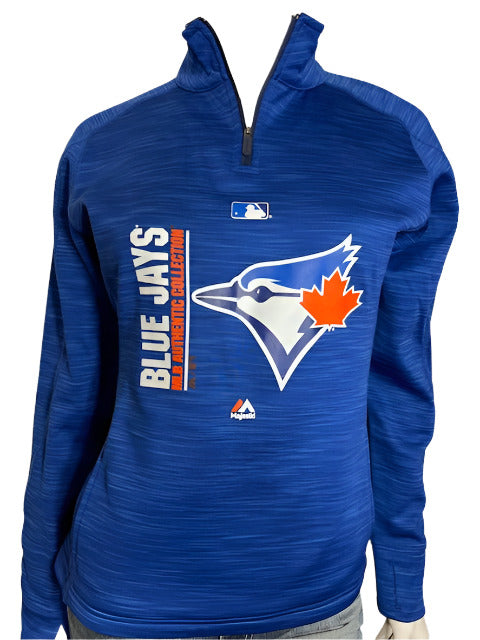 MLB Toronto Blue Jays Womens Majestic Authentic Collection Pullover (online only)