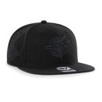 MLB Toronto Blue Jays '47 Brand Black on Black Captain Snapback with '92 World Series Patch