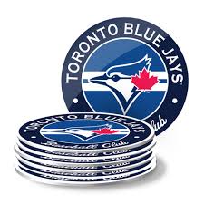 MLB Toronto Blue Jays 4 piece Coaster Set (PVC)
