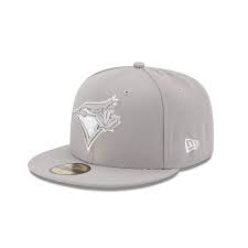 MLB Toronto Blue Jays New Era 59Fifty Fitted Hat (Grey/White)