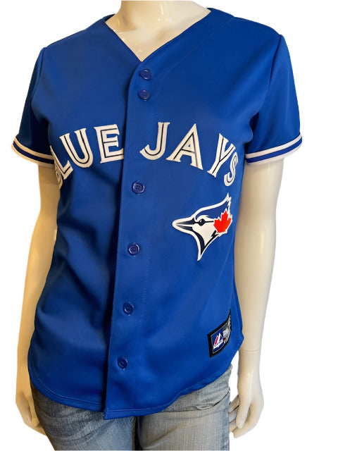 MLB Toronto Blue Jays Blank Back Womens S  Majestic Jersey (online only)
