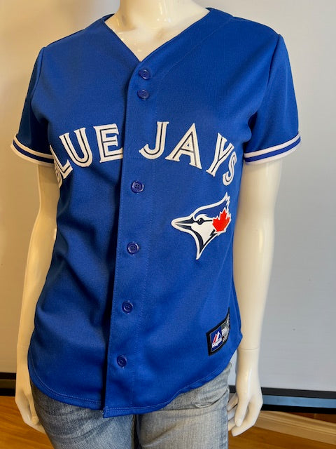 MLB Toronto Blue Jays Blank Back Womens S  Majestic Jersey (online only)