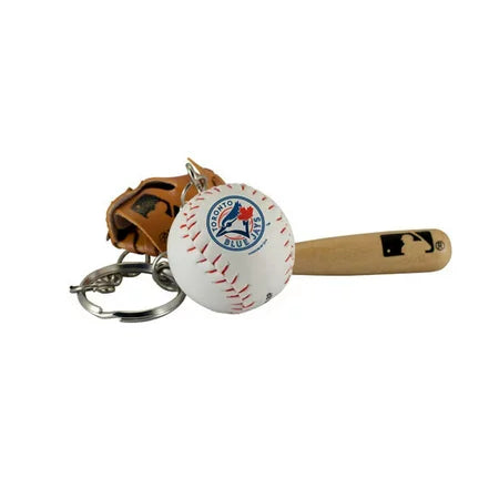 MLB Toronto Blue Jays Bat, Ball & Glove Keychain