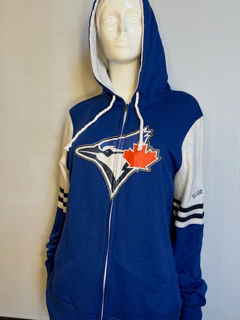 MLB Toronto Blue Jays Womens XL Majestic Zip Logo Hoodie (online only)