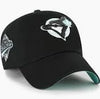 MLB Toronto Blue Jays '47 Brand Clean Up Black Mint Cap