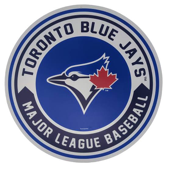 Toronto Blue Jays PVC Round Logo Sign 22"