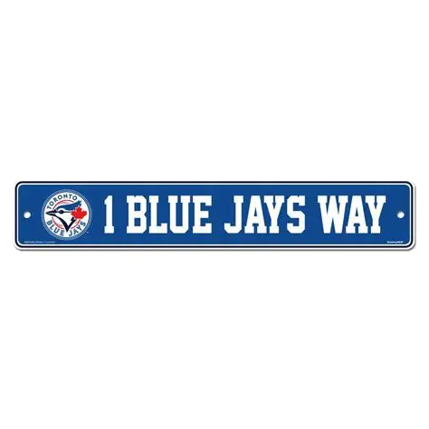MLB Toronto "1 Blues Jays Way" Street Sign