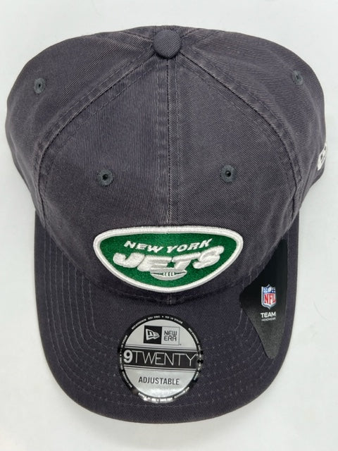 NFL New York Jets Core Classic 9Twenty New Era Adjustable Hat (grey)