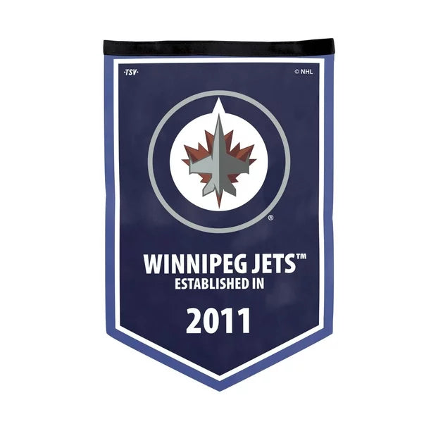 NHL Winnipag Jets 12" x 18" Victory Banner