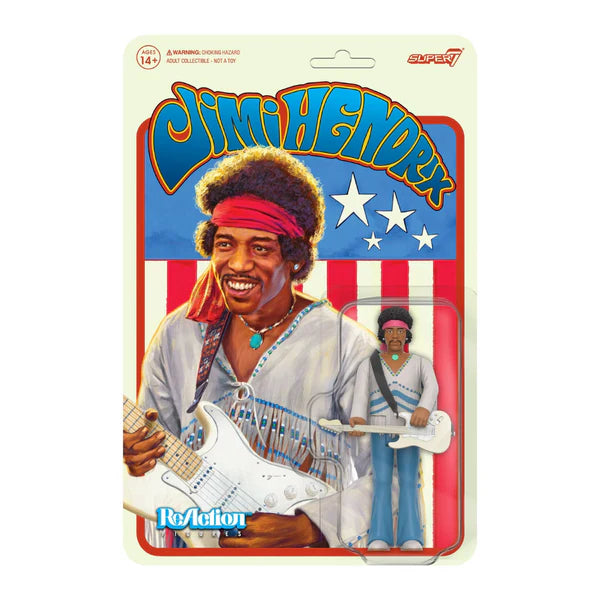 Jimi Hendrix (Festival) Figure  - Super7 ReAction