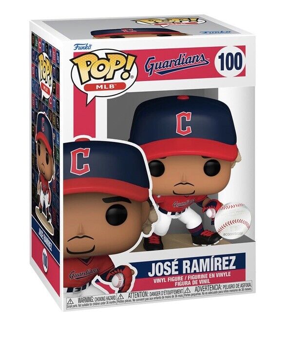 Funko POP MLB Jose Ramirez #100 -Cleveland Guardians