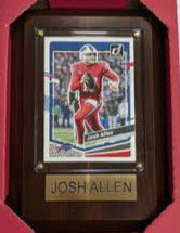 NFL Buffalo Bills Josh Allen Plaque with Card