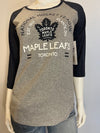NHL Toronto Maple Leafs Women's '47 Brand 3/4 Sleeve Tee (online only)
