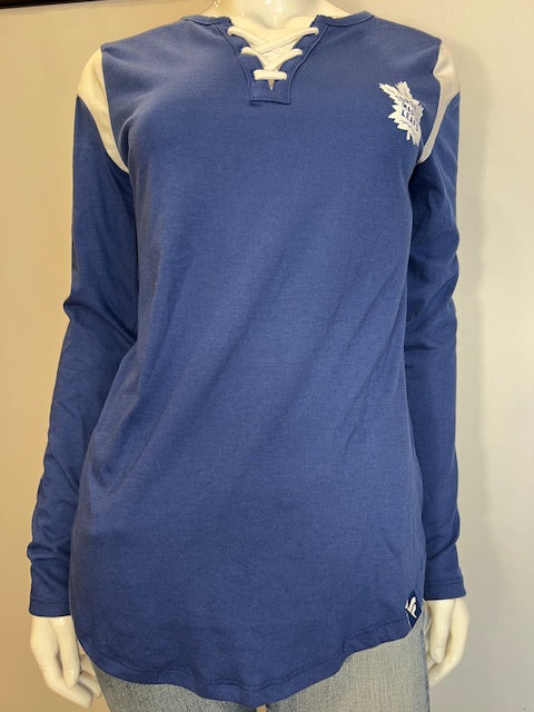 NHL Toronto Maple Leafs Women's Fanatics Long Sleeve Lace Up Tee (online only)