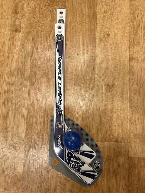 NHL Toronto Maple Leafs 2 Plastic Mini Sticks with Foam Ball (1 on 1)