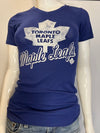 NHL Toronto Maple Leafs OTH Women's Distressed Logo Tee (online only) SALE