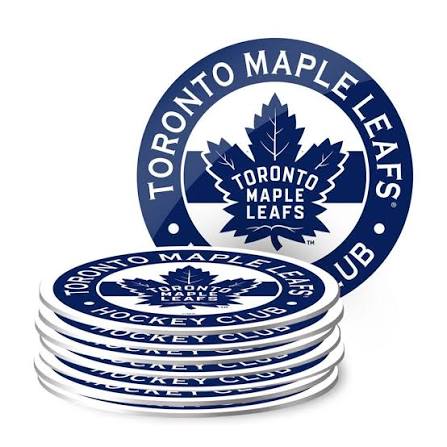 NHL Toronto Maple Leafs 8 piece Coaster Set (PVC)
