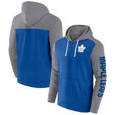 NHL Toronto Maple Leafs Fanatics Down and Distance Full Zip Hoodie