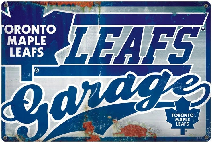 NHL Toronto Maple Leafs Garage Sign