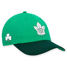 NHL Toronto Maple Leafs Fanatics St. Patrick's Day Kelly Green Adjustable Hat