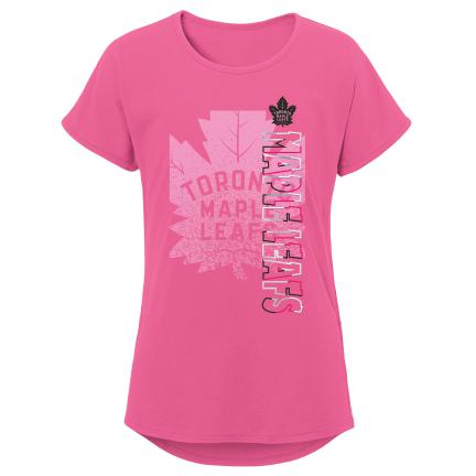 NHL Toronto Maple Leafs Youth Pink Sweet Victory Tee