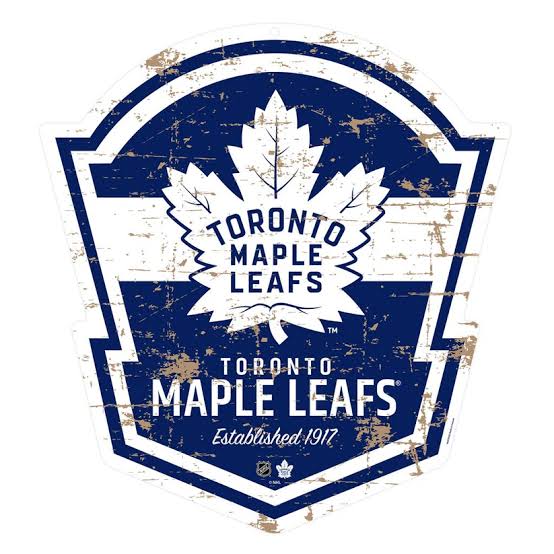 Toronto Maple Leafs 22" Shield Est in 1917 Distressed Logo Sign PVC