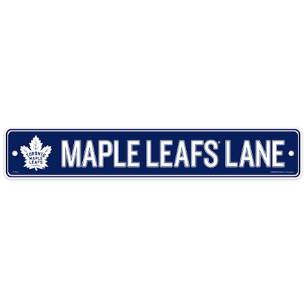 NHL Toronto Maple Leafs Lane Street Sign