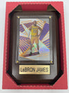 NBA Los Angeles Lakers LeBron James Plaque with Card