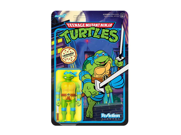 Leonardo Teenage Mutant Ninja Turtles 3.75” Action Figure  - Super7 Reaction