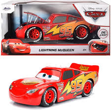 Lightning McQueen -Disney Pixar Cars Hollywood Rides 1:24 Scale (diecast)