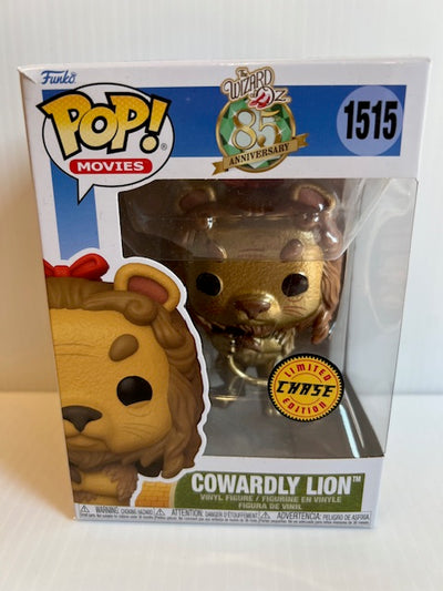 Funko POP Cowardly Lion #1515 CHASE The Wizard of Oz 85th Anniversary (damaged box-see pictures)