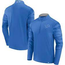 NFL Detroit Lions Fanatics Fair Catch 1/4 Zip Pullover