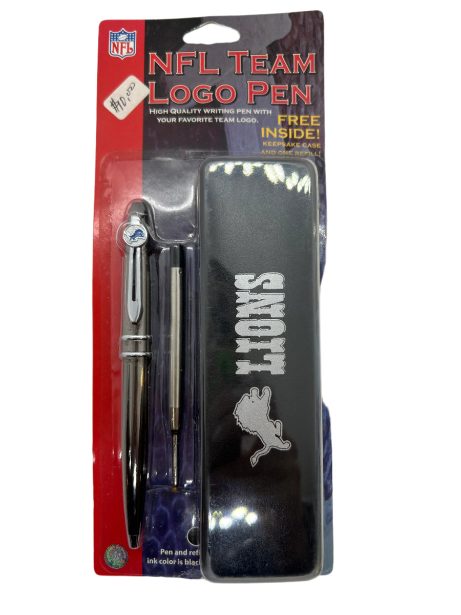 NFL Detroit Lions Team Logo Pen with case