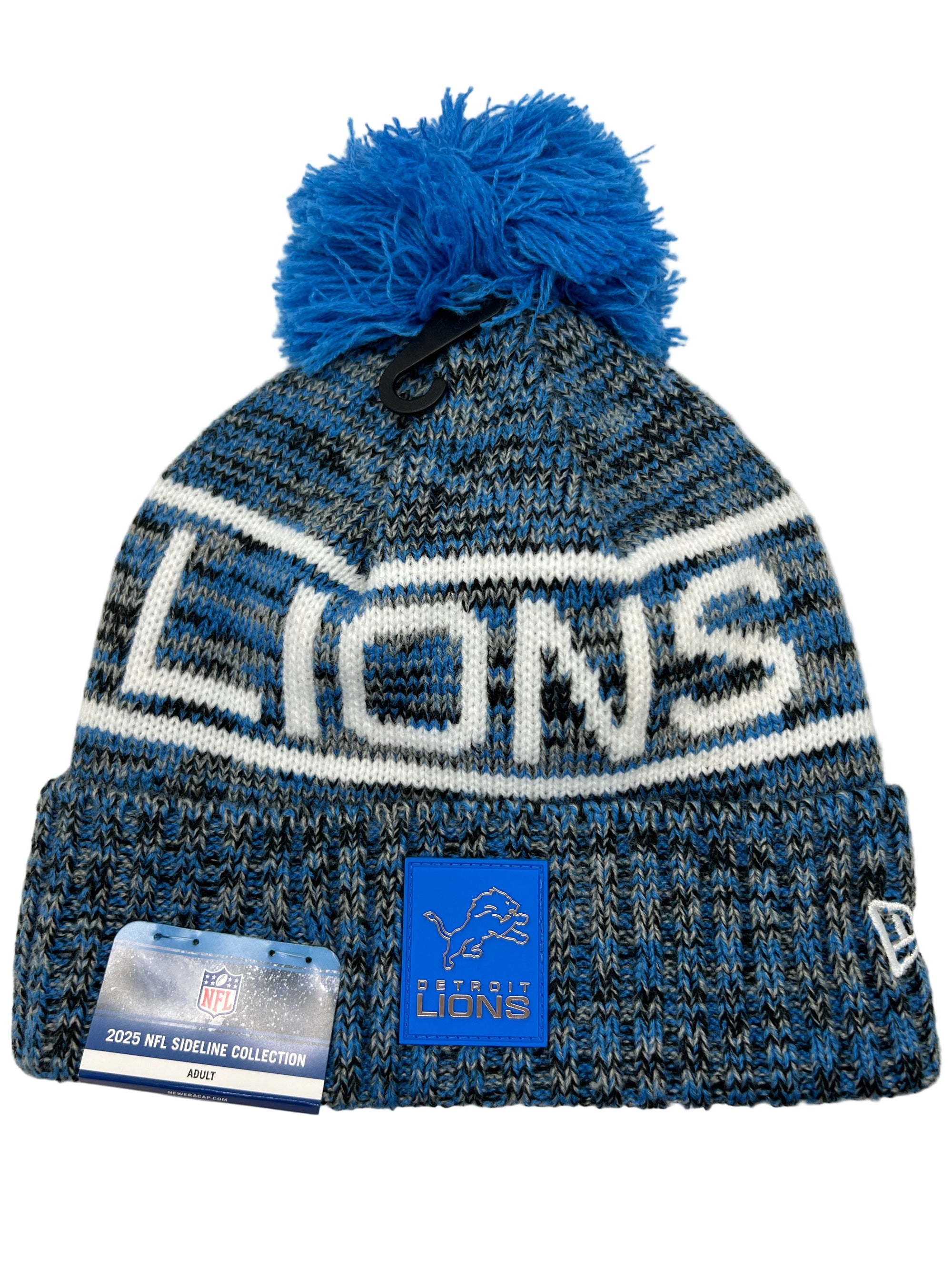 NFL Detroit Lions '25 New Era Sideline Sports Knit Toque