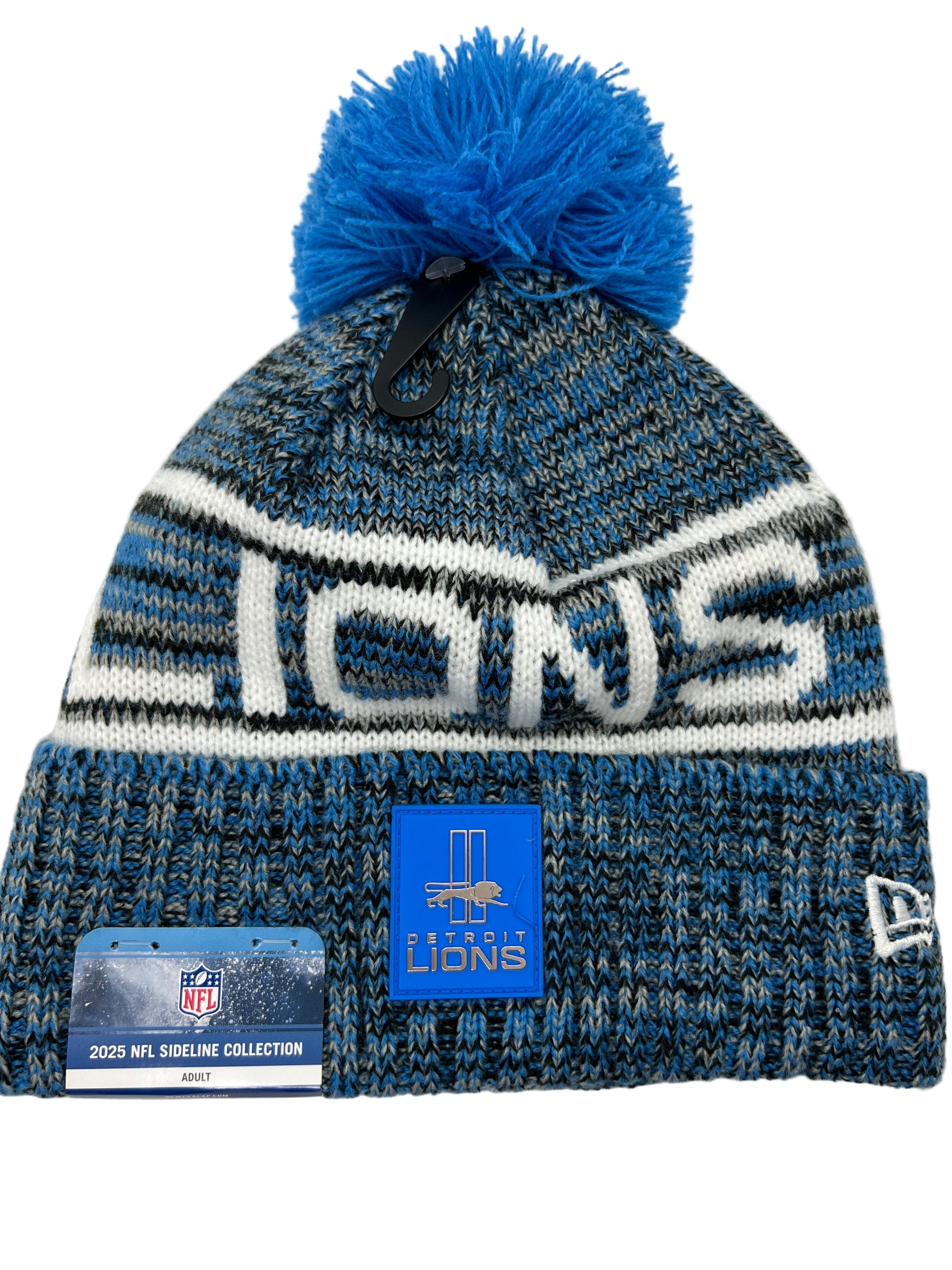 NFL Detroit Lions '25 New Era Sideline Sports Knit Toque