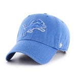 NFL Detroit Lions 47 Brand Clean Up Adjustable Hat (Blue)