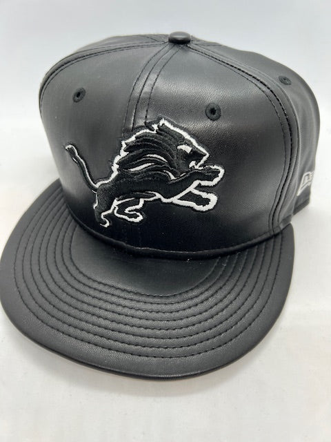 NFL Detroit Lions New Era 9Fifty Faux Leather Snapback Hat