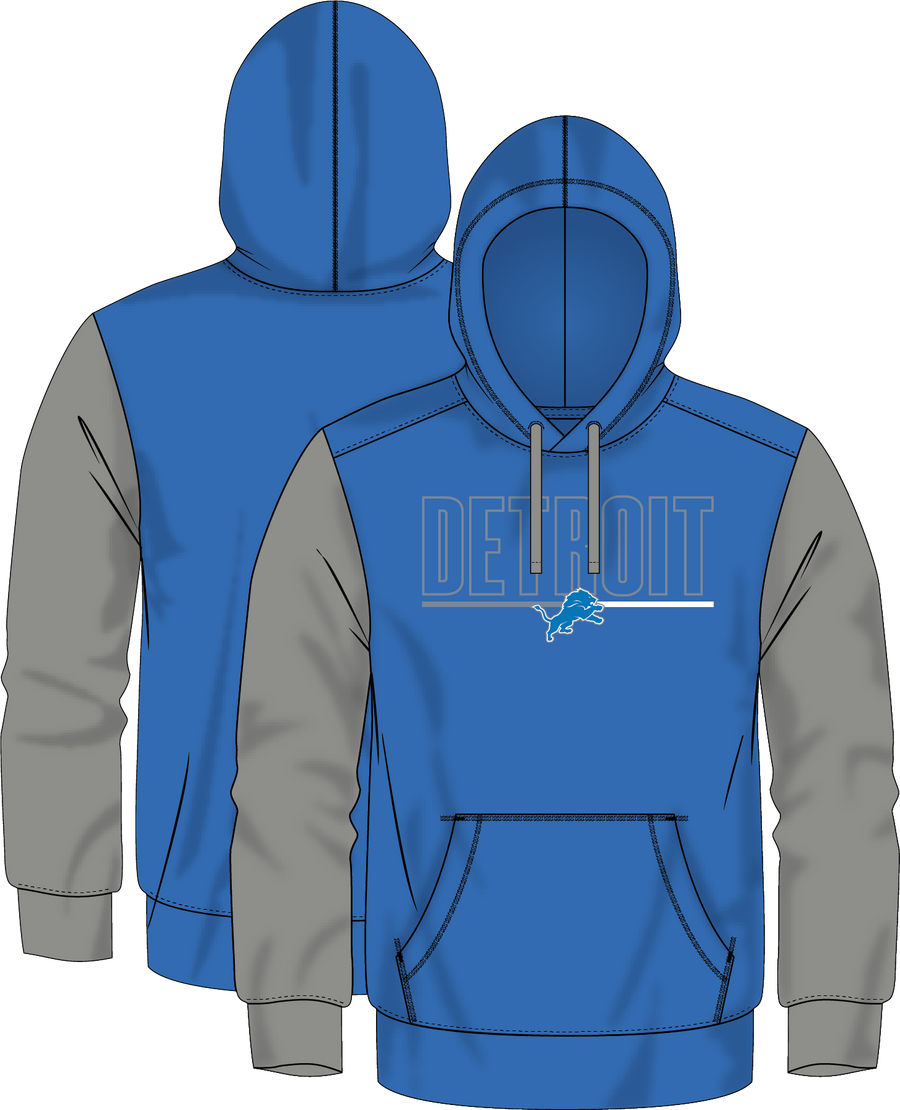 NFL Detroit Lions Fanatics Outline Hoodie