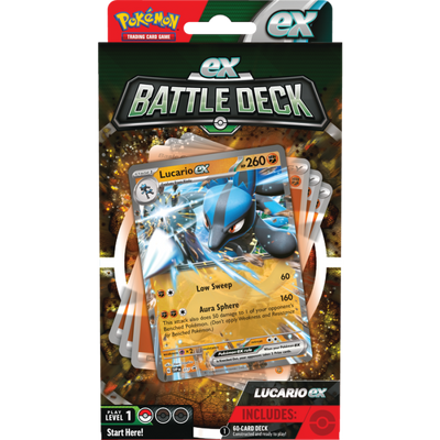 Pokemon Ex Battle Deck - Ampharos / Lucario (Level 1)- price per box