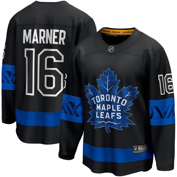 NHL Toronto Maple Leafs Mitch Marner #16  Fanatics Breakaway Jersey (Alternate-Black)SALE!
