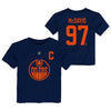 NHL Edmonton Oilers Toddler (2-4T)  "Connor McDavid" 3rd Jersey Captains Player Tee (navy)