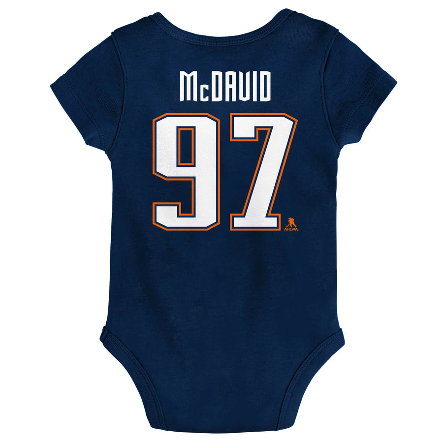 NHL Edmonton Oilers Infant "Connor McDavid" Creeper