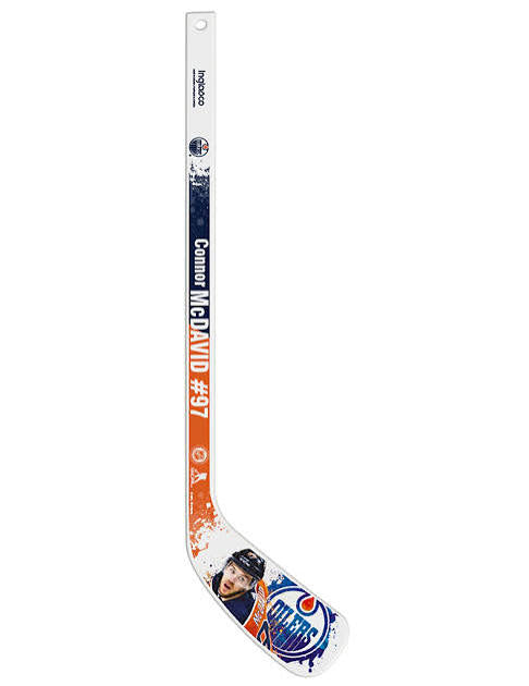 NHL Edmonton Oilers Connor McDavid #97  18" Plastic Mini Stick