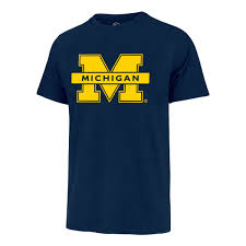 NCAA Men's Michigan Wolverines '47 Brand Logo Fan Tee