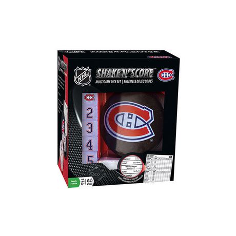 NHL Montreal Canadiens Shake N' Score Multigame Dice Set