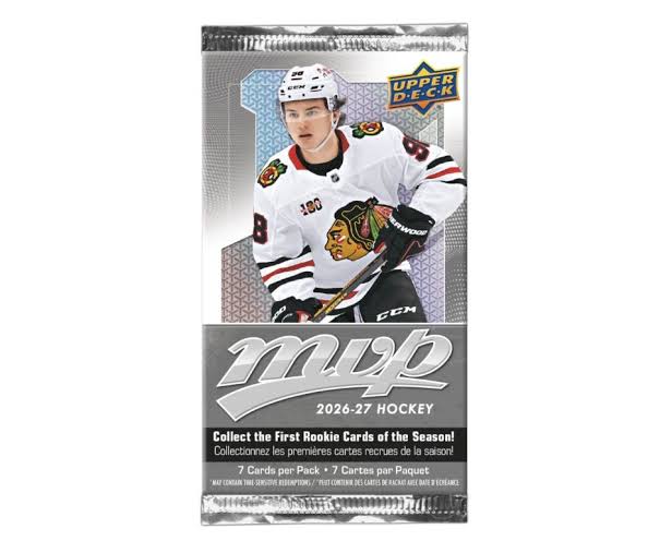 NHL 2026-27 Upper Deck MVP Retail Packs (price per pack)